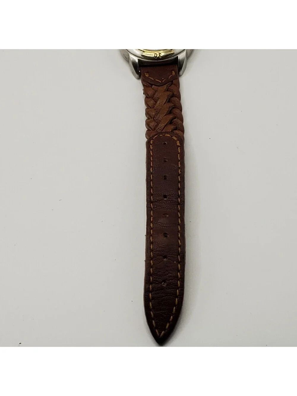 Timex Indiglo Womens Quartz Watch 24mm Brown Braided Band New Battery